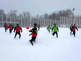 Футболисты «Черноморца» стали пленникам снегопада