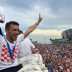 Сборную Хорватии встретили дома как национальных героев 