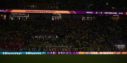 Під час матчу Бразилія — Швейцарія на стадіоні згасло світло
