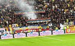 Romania vs Kosovo match was suspended due to banners "Kosovo is Serbia" and "Bessarabia is Romania" (PHOTO)
