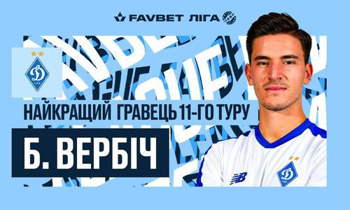 Беньямин Вербич — лучший игрок 11-го тура по версии УПЛ