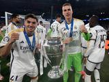 Andriy Lunin became the first Ukrainian footballer to win the Champions League twice