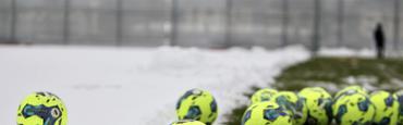 Несмотря на мороз, «Динамо» тренируется на открытом воздухе