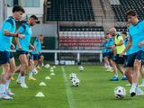 Ukraine's national team held a combined training session in Warsaw