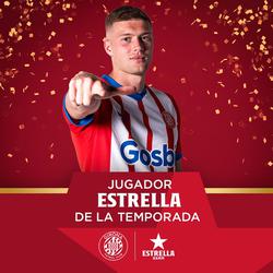 It's official. Artem Dovbyk is recognized as the best player of the season in Girona