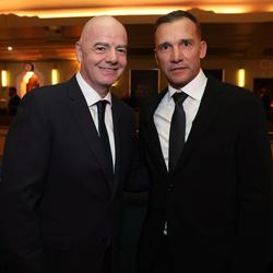 Андрій Шевченко на церемонії  The Best FIFA Football Awards 2023
