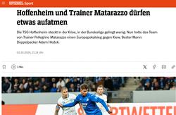  "Zwycięstwo nad Dynamem to nie tylko zbawienie dla Matarazzo..." - niemieckie media o meczu Hoffenheim z Kijowem